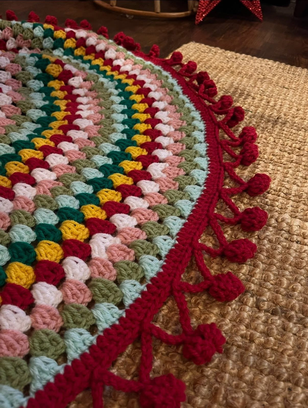 Crochet Christmas Tree Skirt