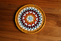 Large Round Crochet Wall Hanging