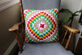 Granny Square Crochet Pillow (Copy)