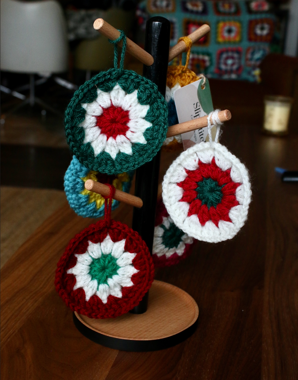 Round Crochet Ornaments (3 Pack)