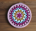 Medium Round Crochet Wall Hanging