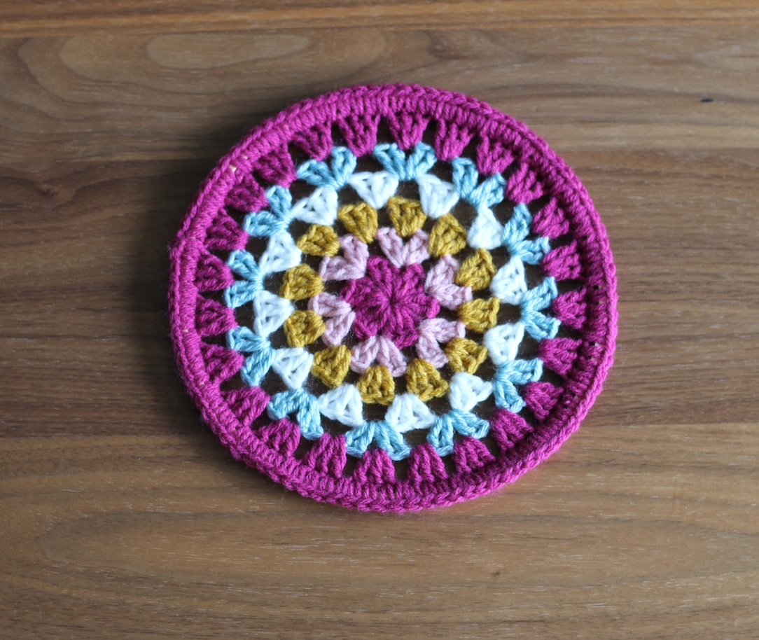 Medium Round Crochet Wall Hanging