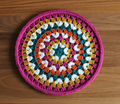 Large Round Crochet Wall Hanging