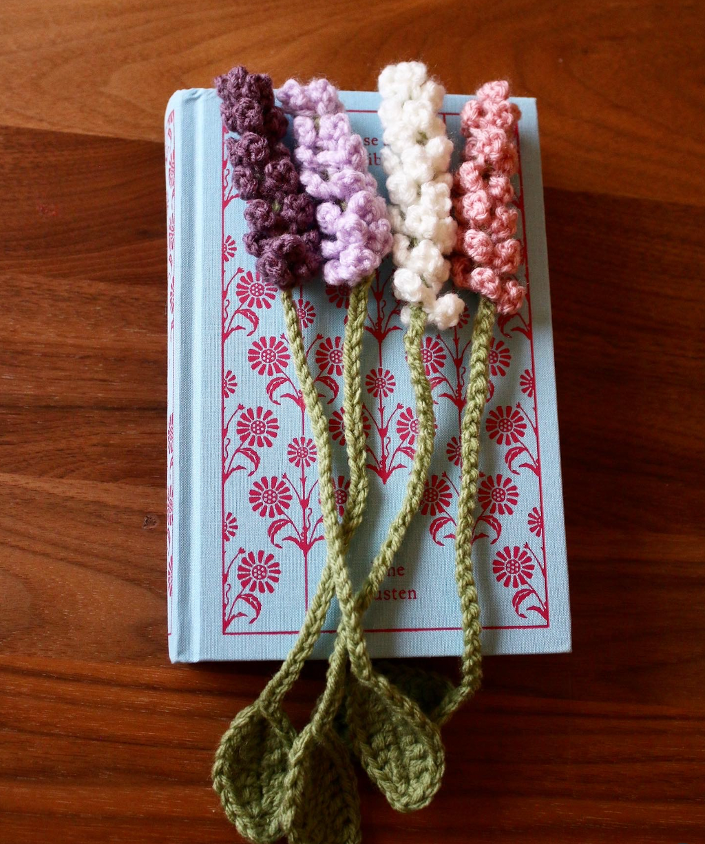 Lavendar/Lupin Flower Bookmark