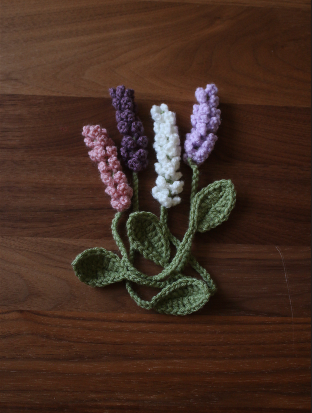 Lavendar/Lupin Flower Bookmark